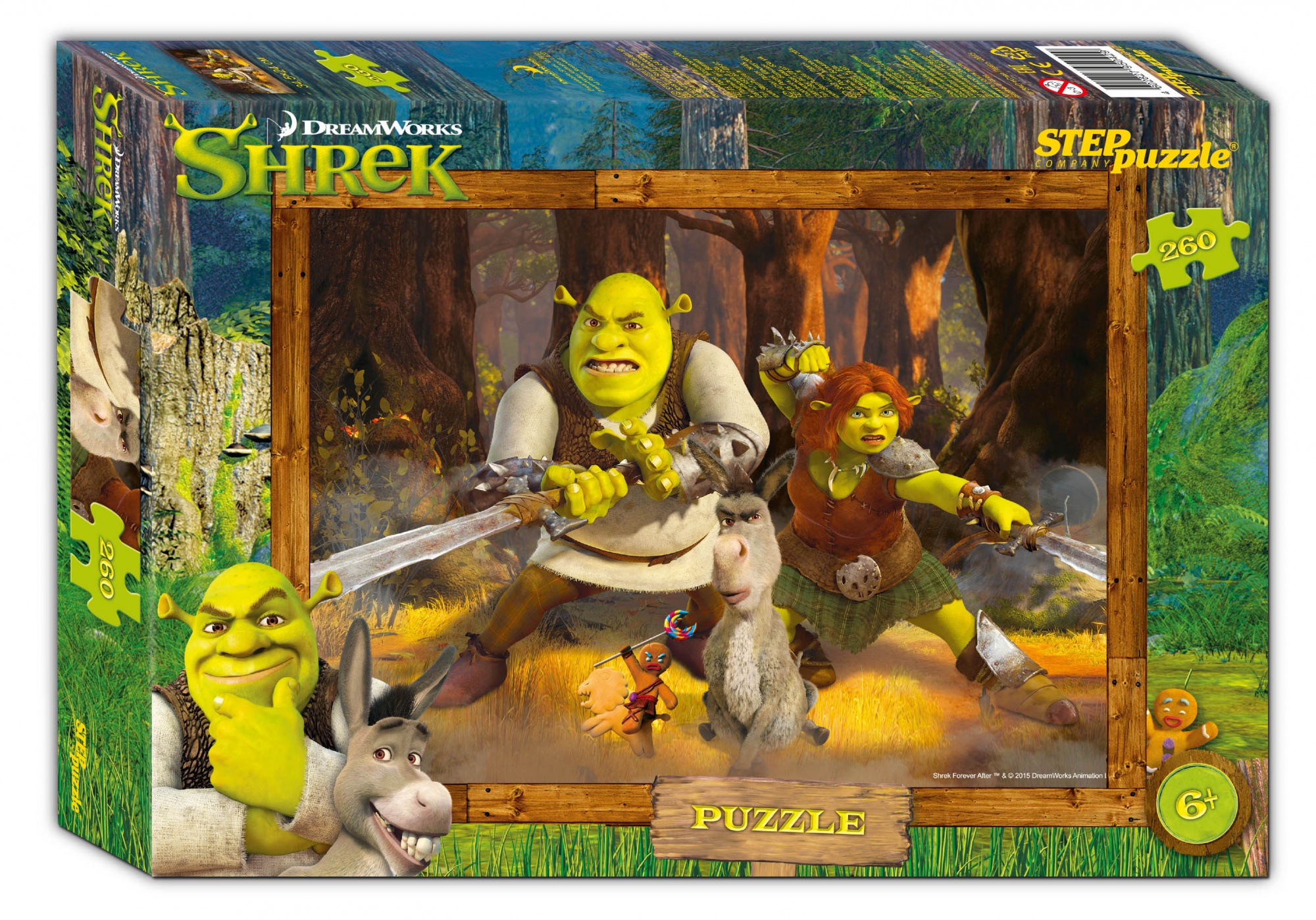 Мозаика puzzle 260 Shrek (DreamWorks, Мульти) купить на самой большой базе  игрушек в Воронеже за 115.80 руб., код 730500